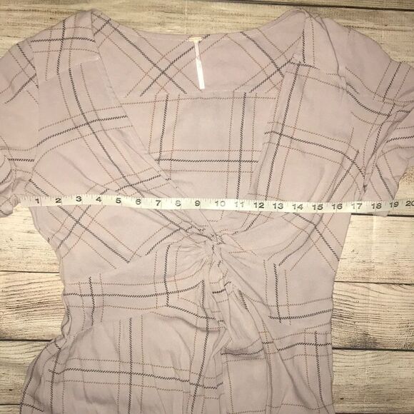 Free People Windowpane Plaid Hi-Low Dress - Picture 6 of 7